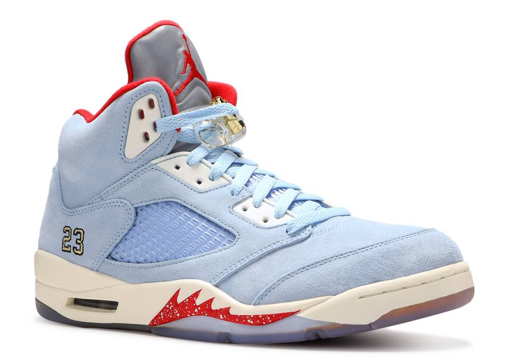 Trophy Room X Air Jordan 5 Retro Ice Bleu Suisse