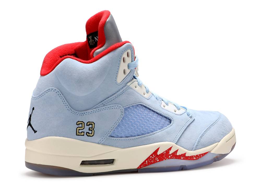 Trophy Room X Air Jordan 5 Retro Ice Bleu Suisse