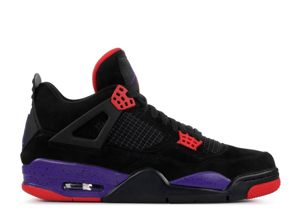Air Jordan 4 Retro Nrg Raptors Noir/université Rouge-court Violet Suisse