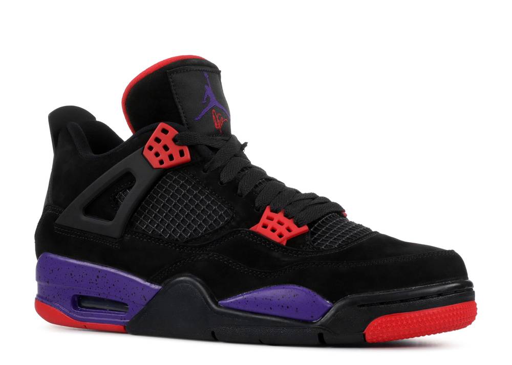 Air Jordan 4 Retro Nrg Raptors Noir/université Rouge-court Violet Suisse