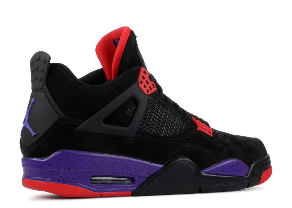 Air Jordan 4 Retro Nrg Raptors Noir/université Rouge-court Violet Suisse