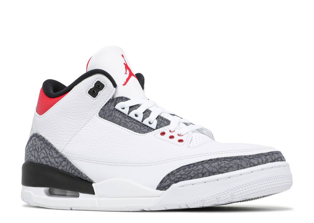 Air Jordan 3 Retro Denim Se Fire Rouge Suisse