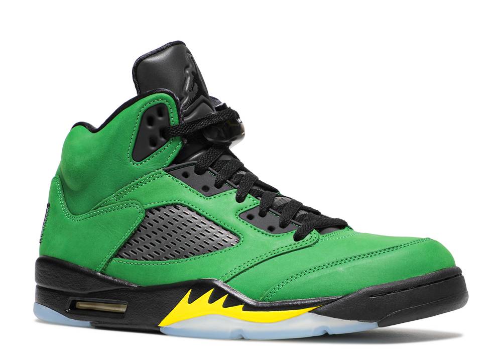 Air Jordan 5 Retro Se Oregon Apple Green Suisse