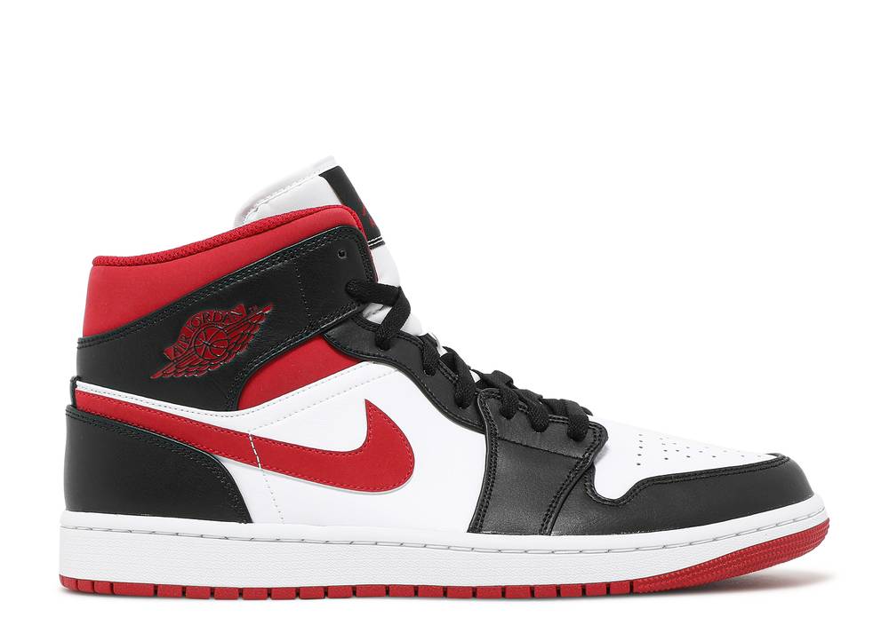 Air Jordan 1 Mid-black Gym Rouge Suisse