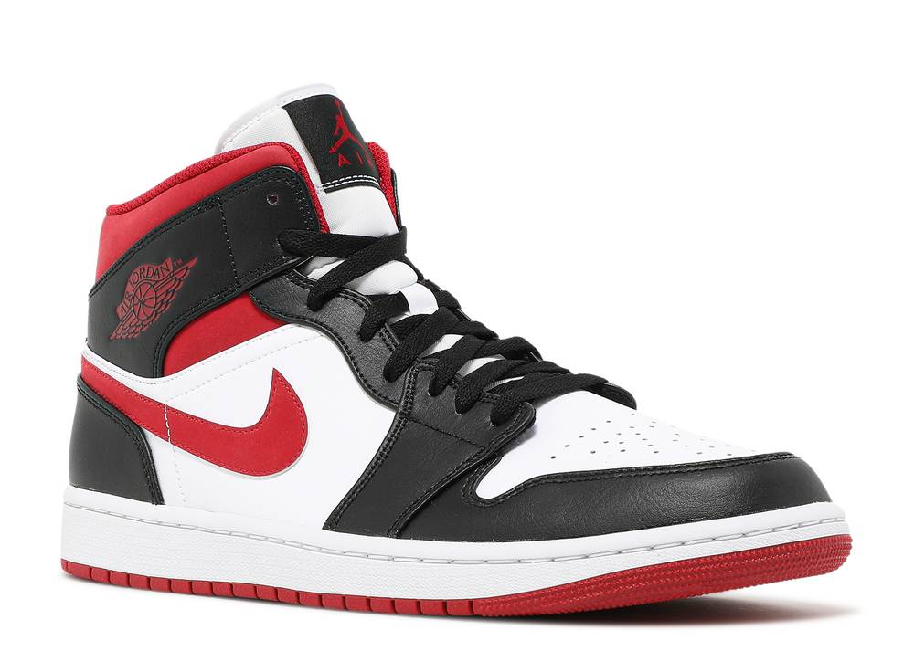 Air Jordan 1 Mid-black Gym Rouge Suisse