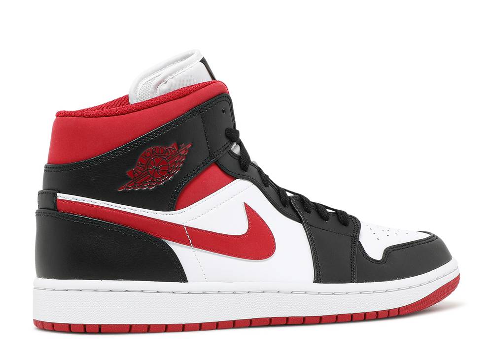 Air Jordan 1 Mid-black Gym Rouge Suisse
