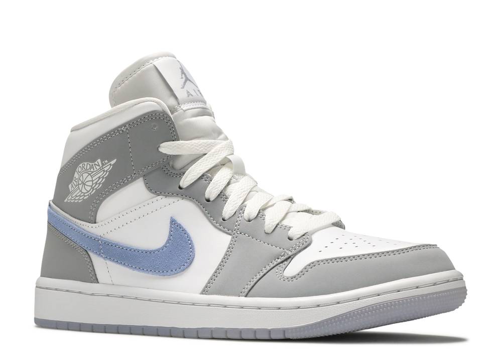 Wmns Air Jordan 1 Mid-wolf Gris Aluminium Suisse