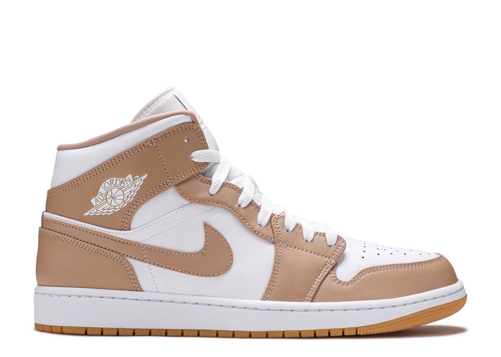 Air Jordan 1 Mid Tan Gum'suisse