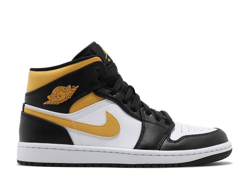 Air Jordan 1 Mid Noir Style Université Or Suisse
