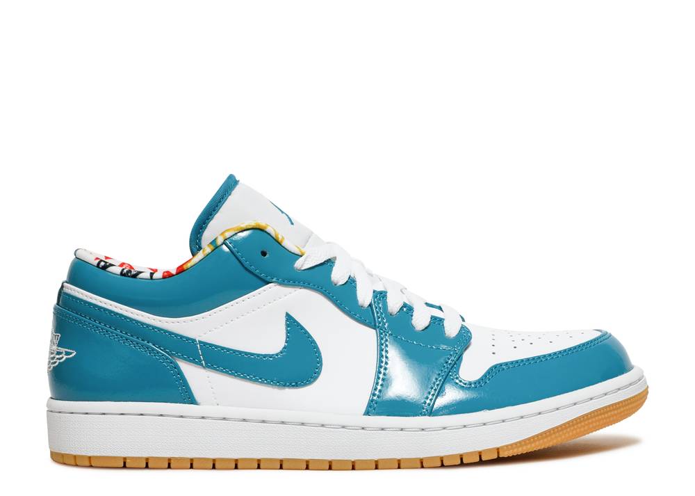 Air Jordan 1 Low Barcelone Cyber Teal Suisse