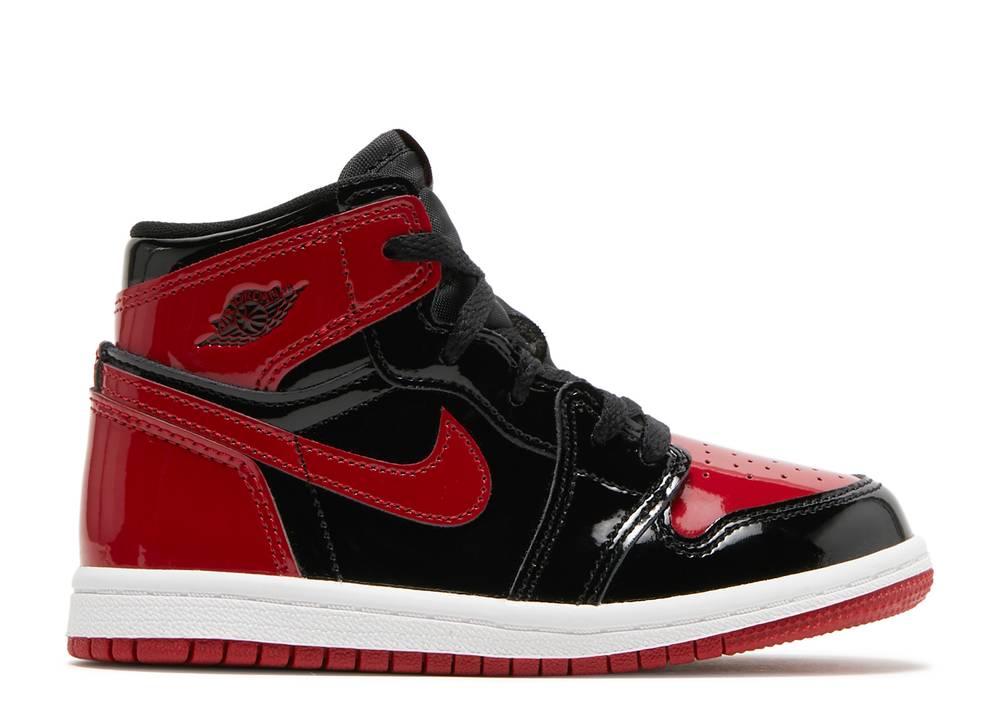 Air Jordan 1 Retro High Og Td Patent Bred Noir Suisse