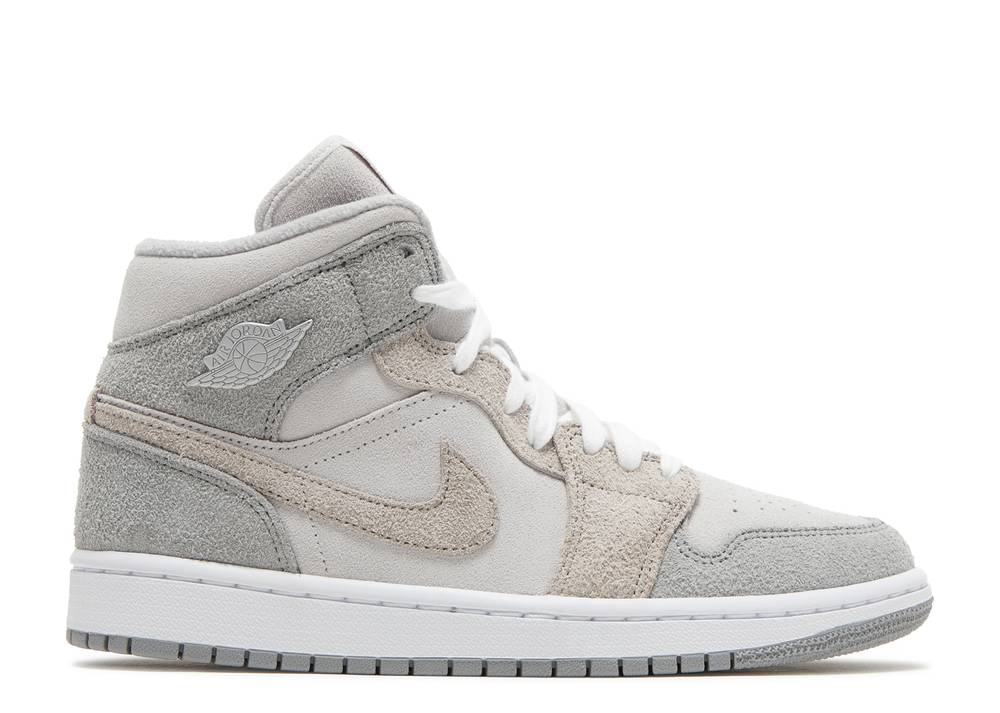 Wmns Air Jordan 1 Mid Se' Particules Gris Suisse