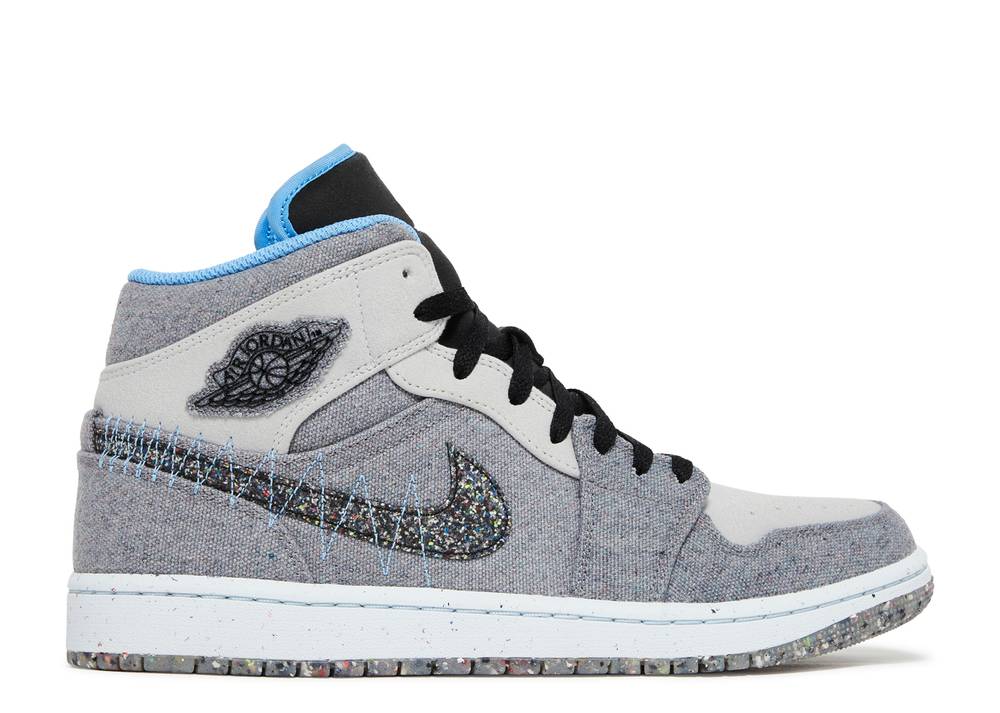 Air Jordan 1 Mid Cratère Chic Gris Université Bleu Suisse