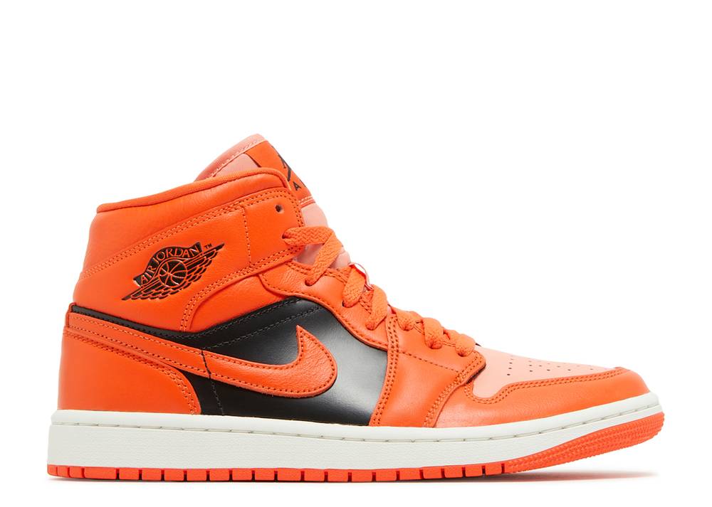 Wmns Air Jordan 1 Mid Se Chic Rush Orange Suisse