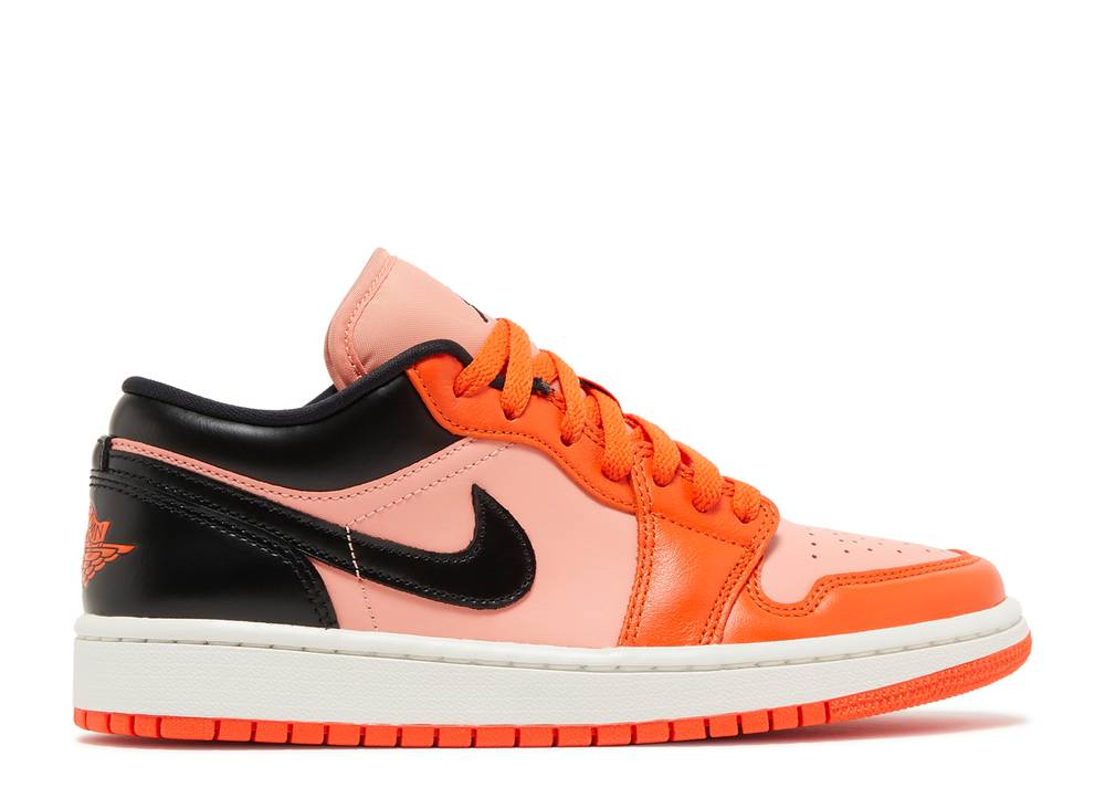 Wmns Air Jordan 1 Low Se Rush Chic Orange Noir Suisse