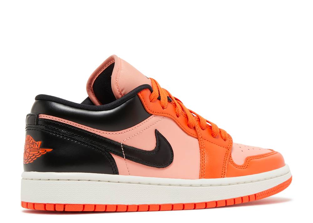 Wmns Air Jordan 1 Low Se Rush Chic Orange Noir Suisse