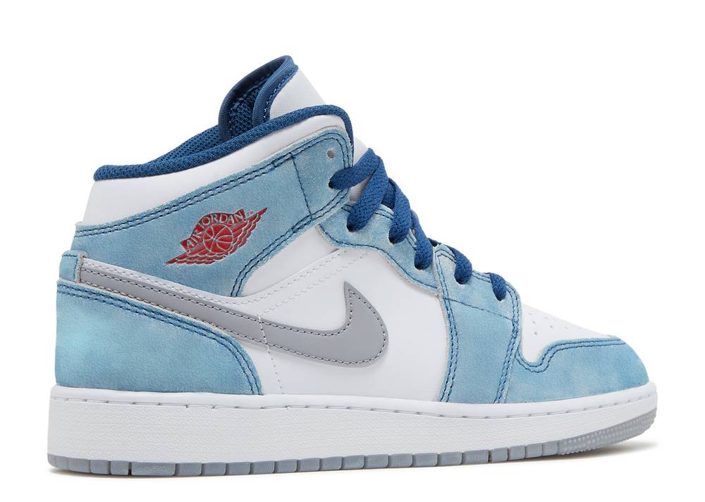 Air Jordan 1 Mid Se Gs French' Bleu Suisse