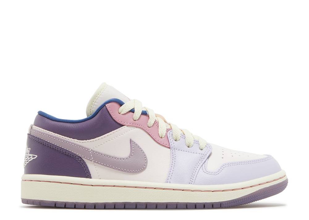 Wmns Air Jordan 1 Low Light Soft Pink/plum Fog Suisse
