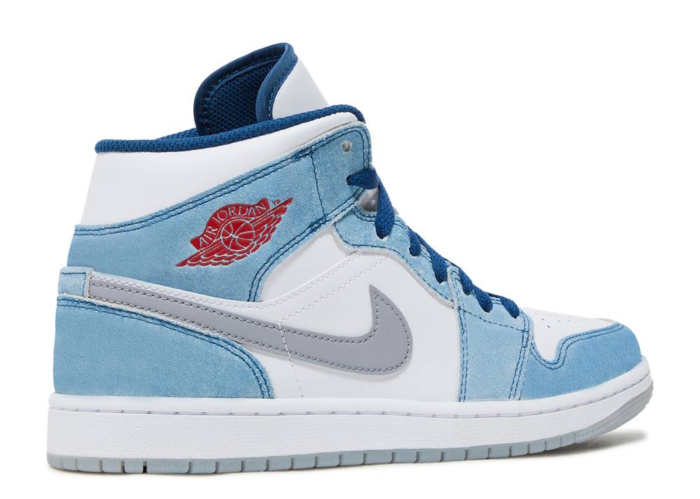 Air Jordan 1 Mid Se' French Blue Suisse