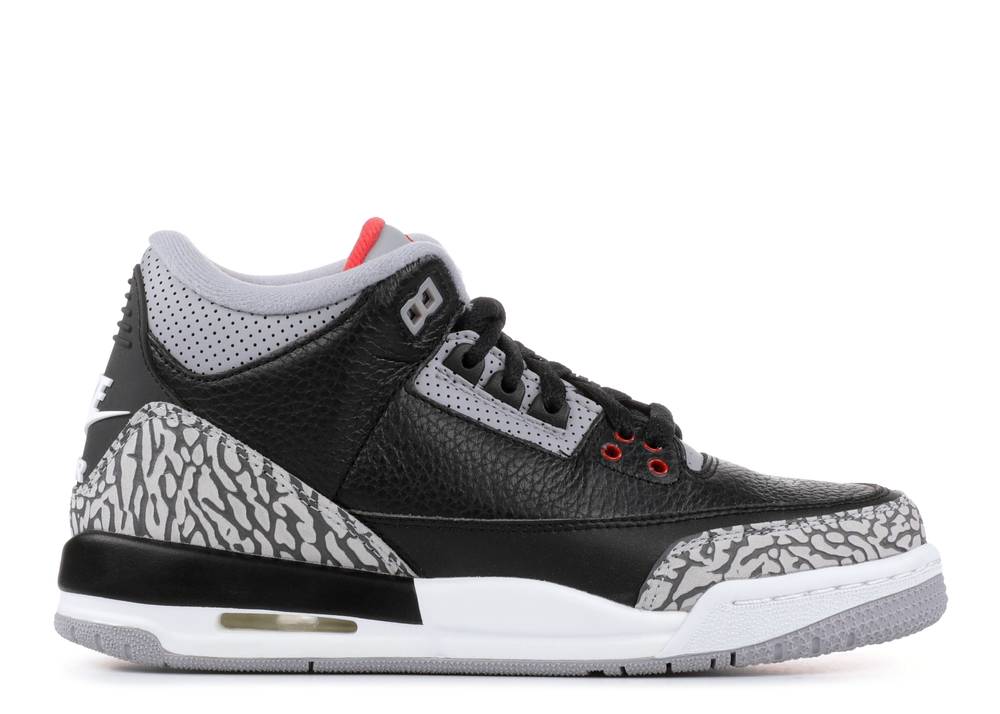 Air Jordan 3 Retro Og Bg 2018 Black Cement Suisse