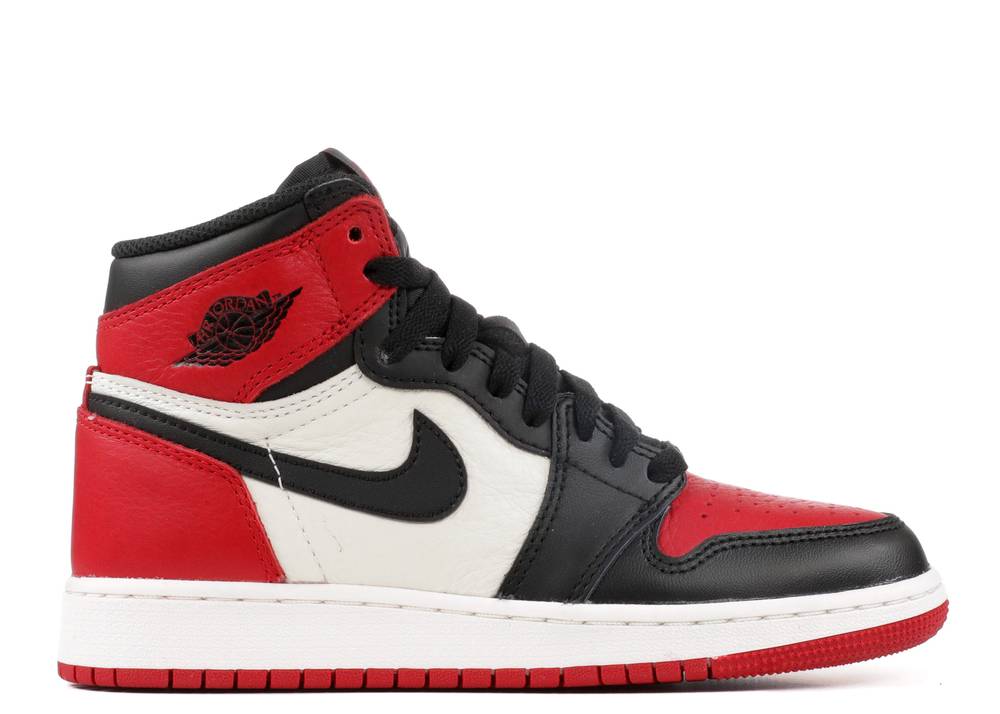 Air Jordan 1 Retro High Og Bg Bred Toe Gym Rouge Suisse