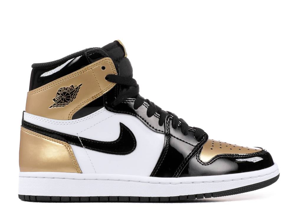 Air Jordan 1 Retro High Og Nrg Gold Toe Black-metallic Suisse