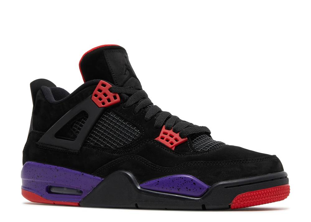 Air Jordan 4 Retro Nrg Raptors Noir/université Rouge-violet? Suisse
