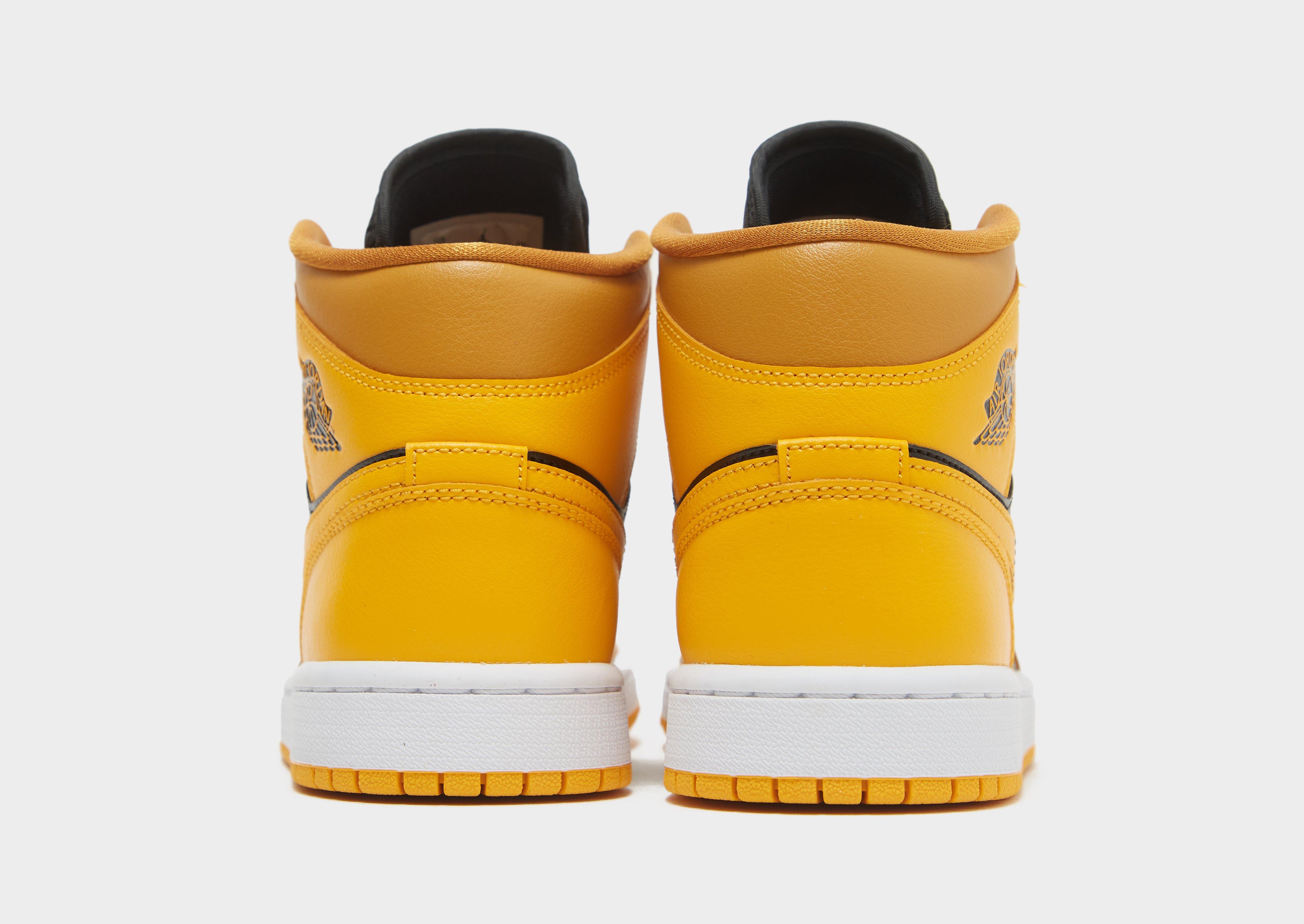 Air Jordan 1 Mid Femme Jaune Suisse