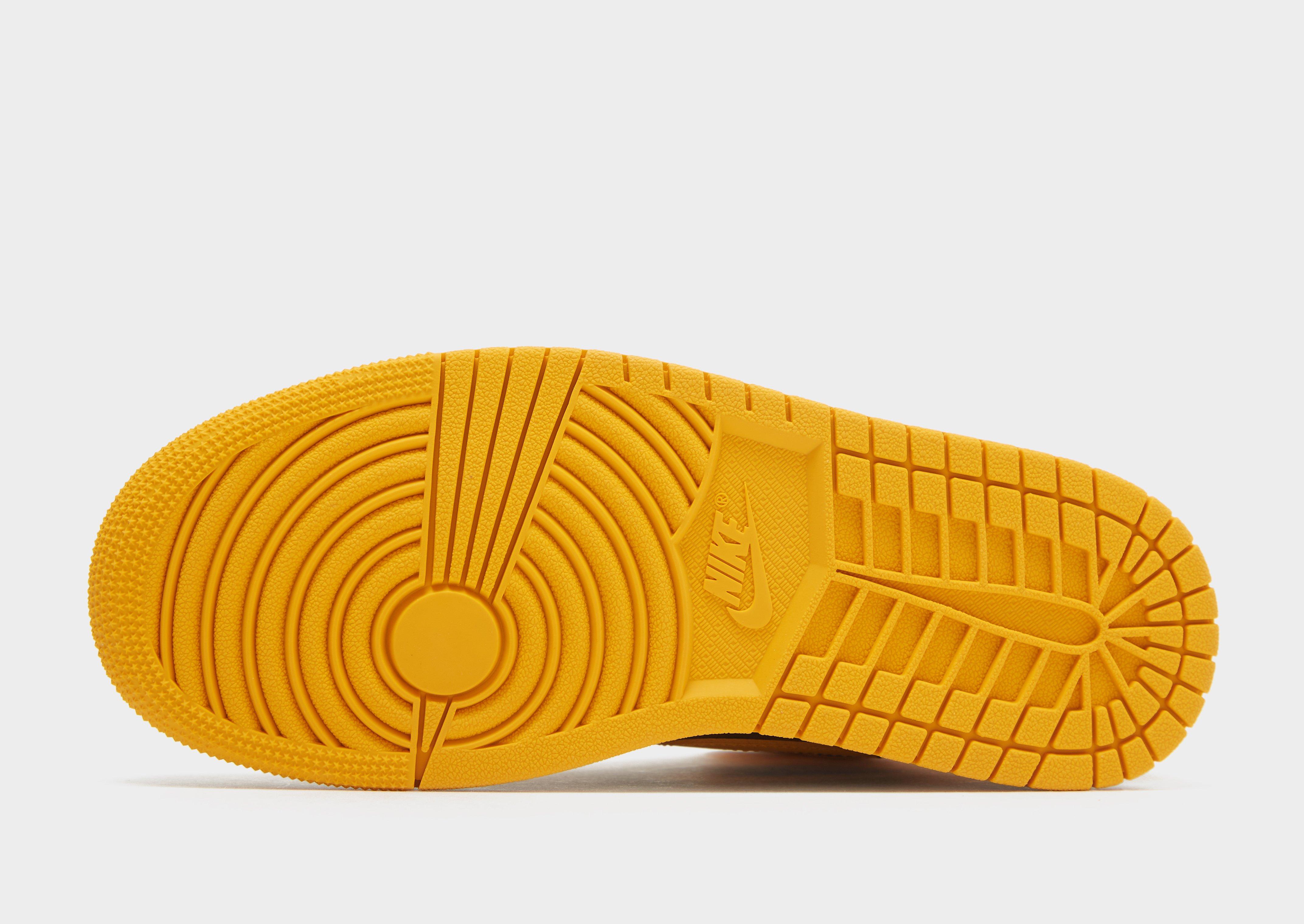 Air Jordan 1 Mid Femme Jaune Suisse