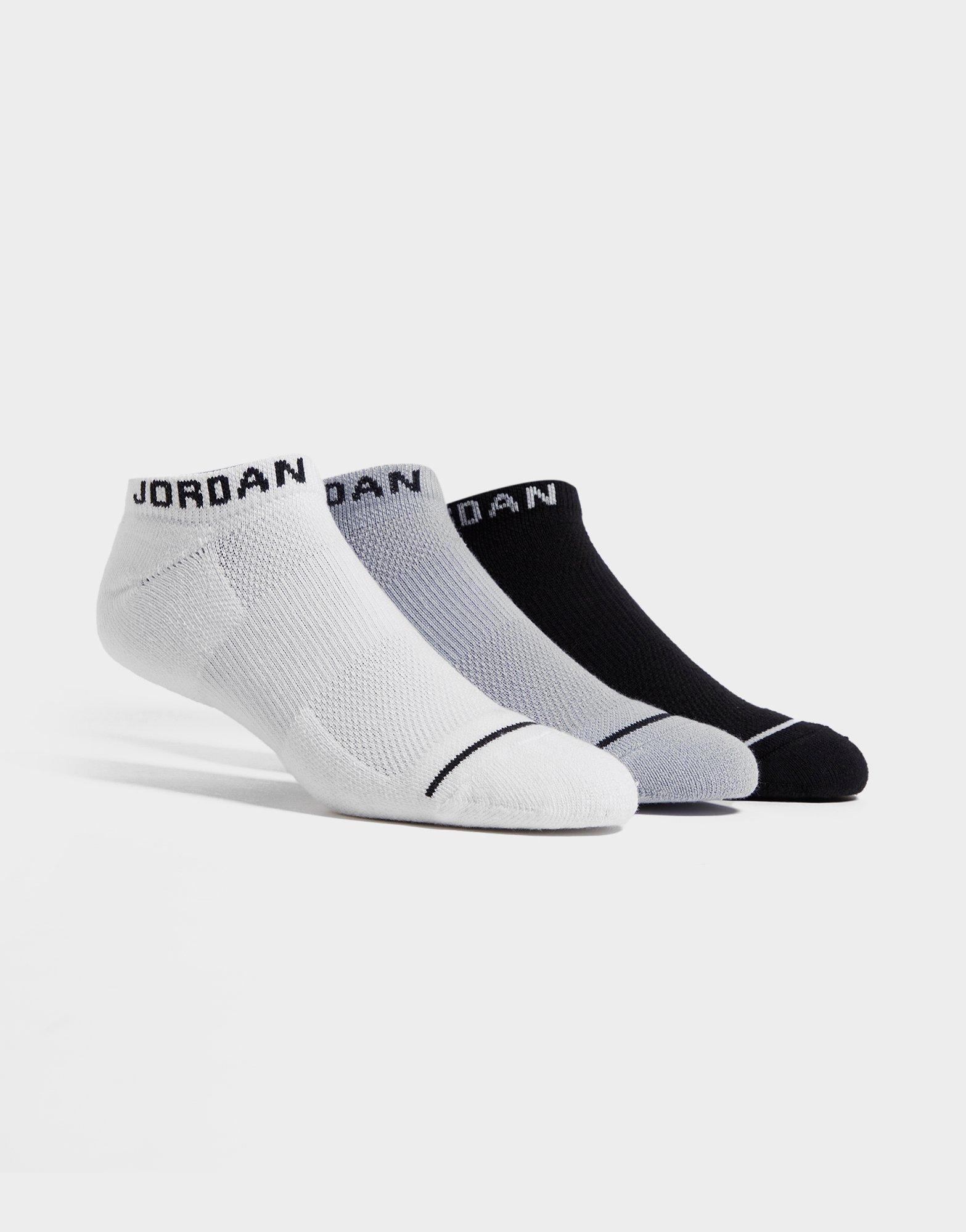 Jordan 3 Paires De Chaussettes Invisibles Dri-fit Blanc Suisse