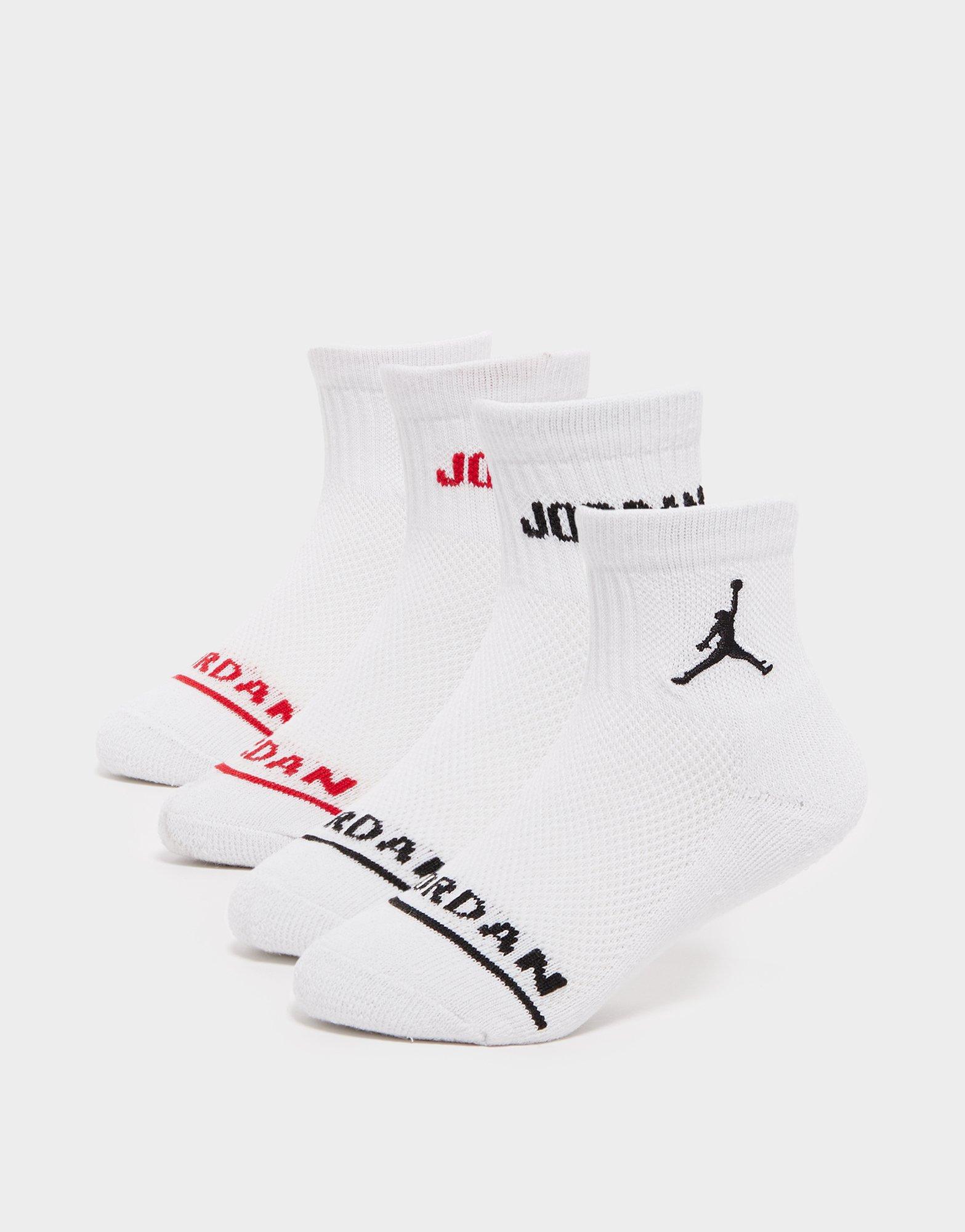 Jordan 6-pack Socquettes Junior Blanc Suisse