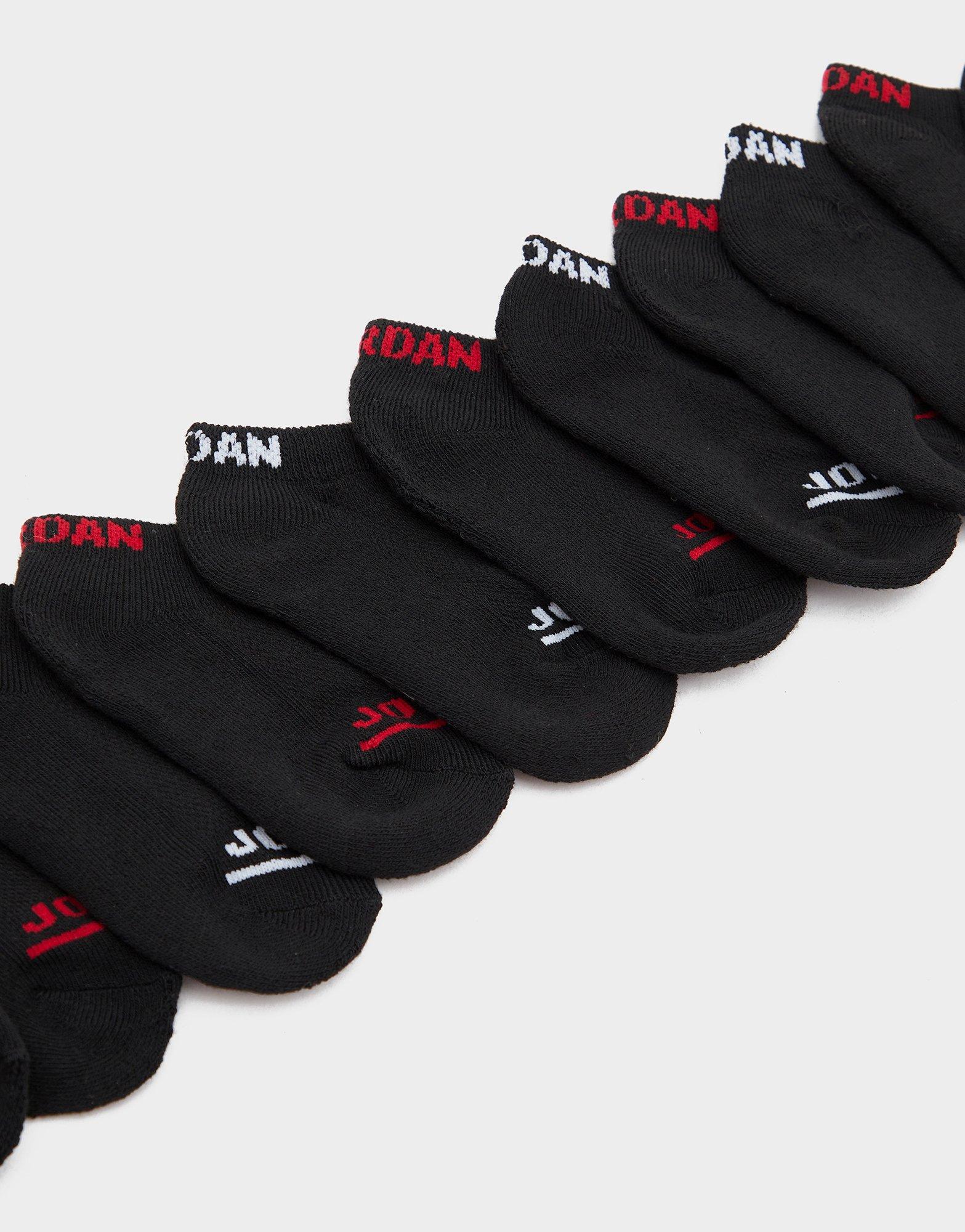 Jordan 6-pack Crew Chaussettes Enfant Noir Suisse