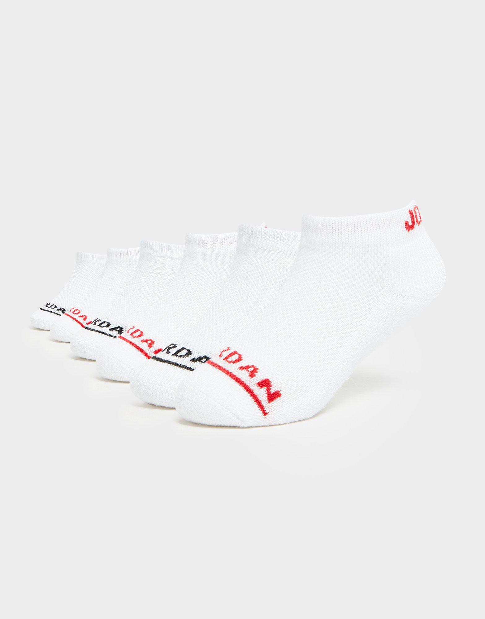 Jordan 6-pack Crew Chaussettes Enfant Blanc Suisse