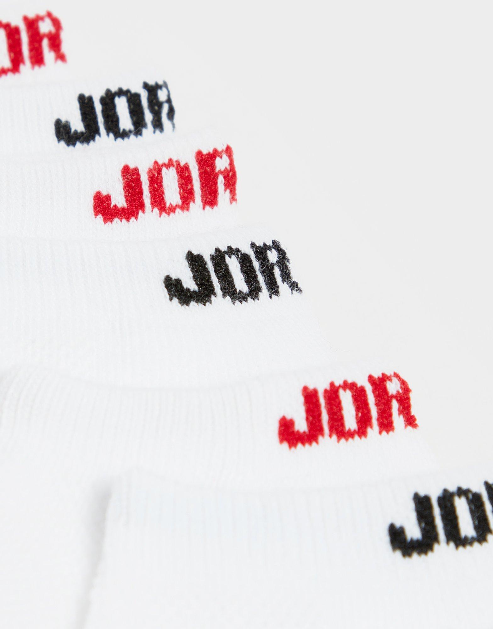 Jordan 6-pack Crew Chaussettes Enfant Blanc Suisse