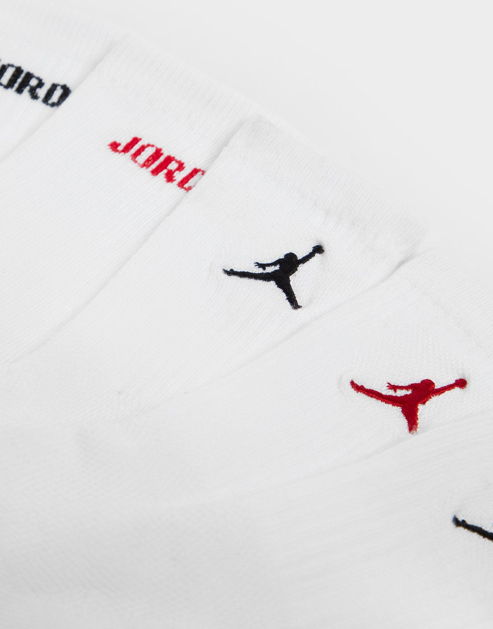 Jordan 6-pack Crew Chaussettes Junior Blanc Suisse