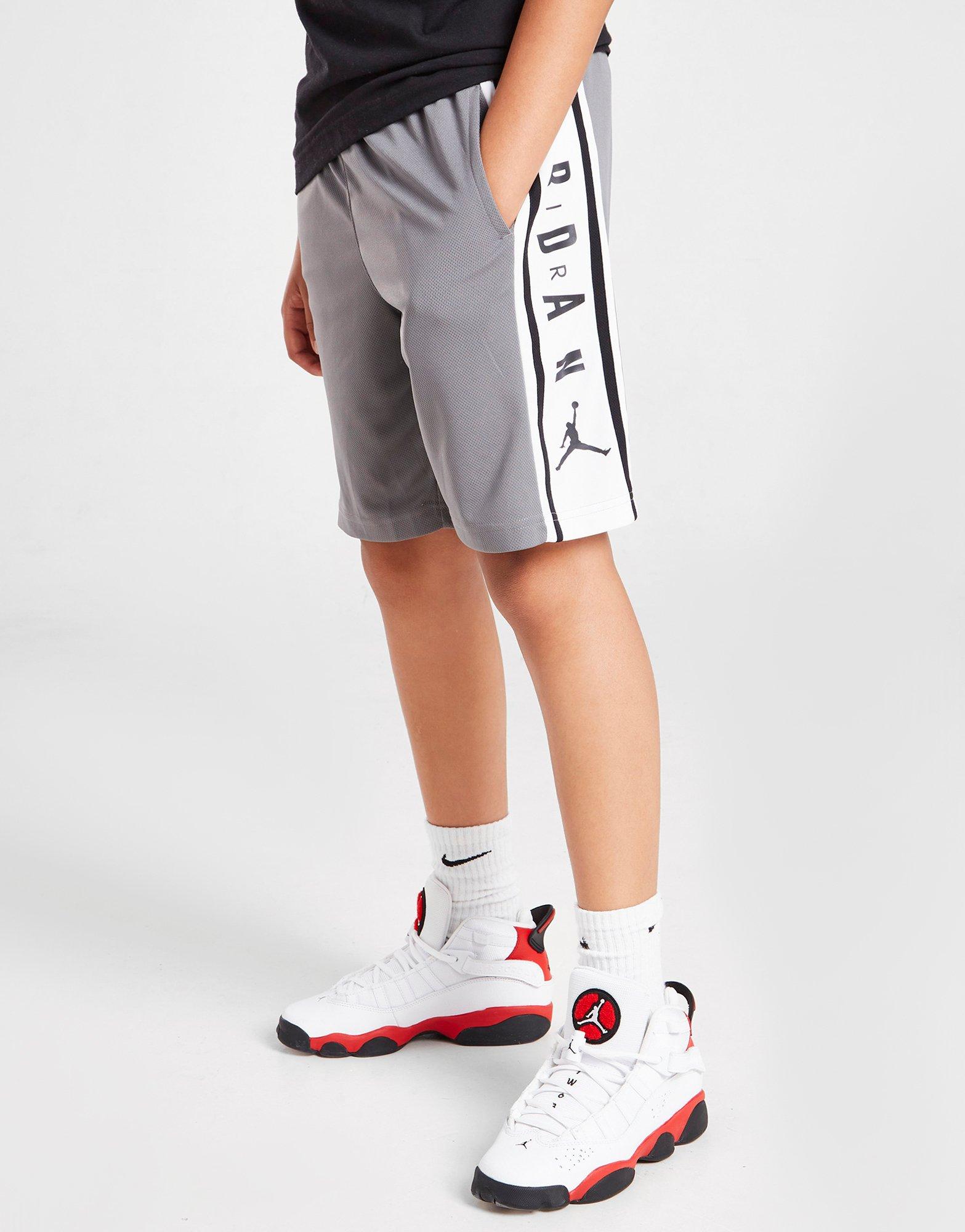 Jordan Short De Basket Junior Gris Suisse