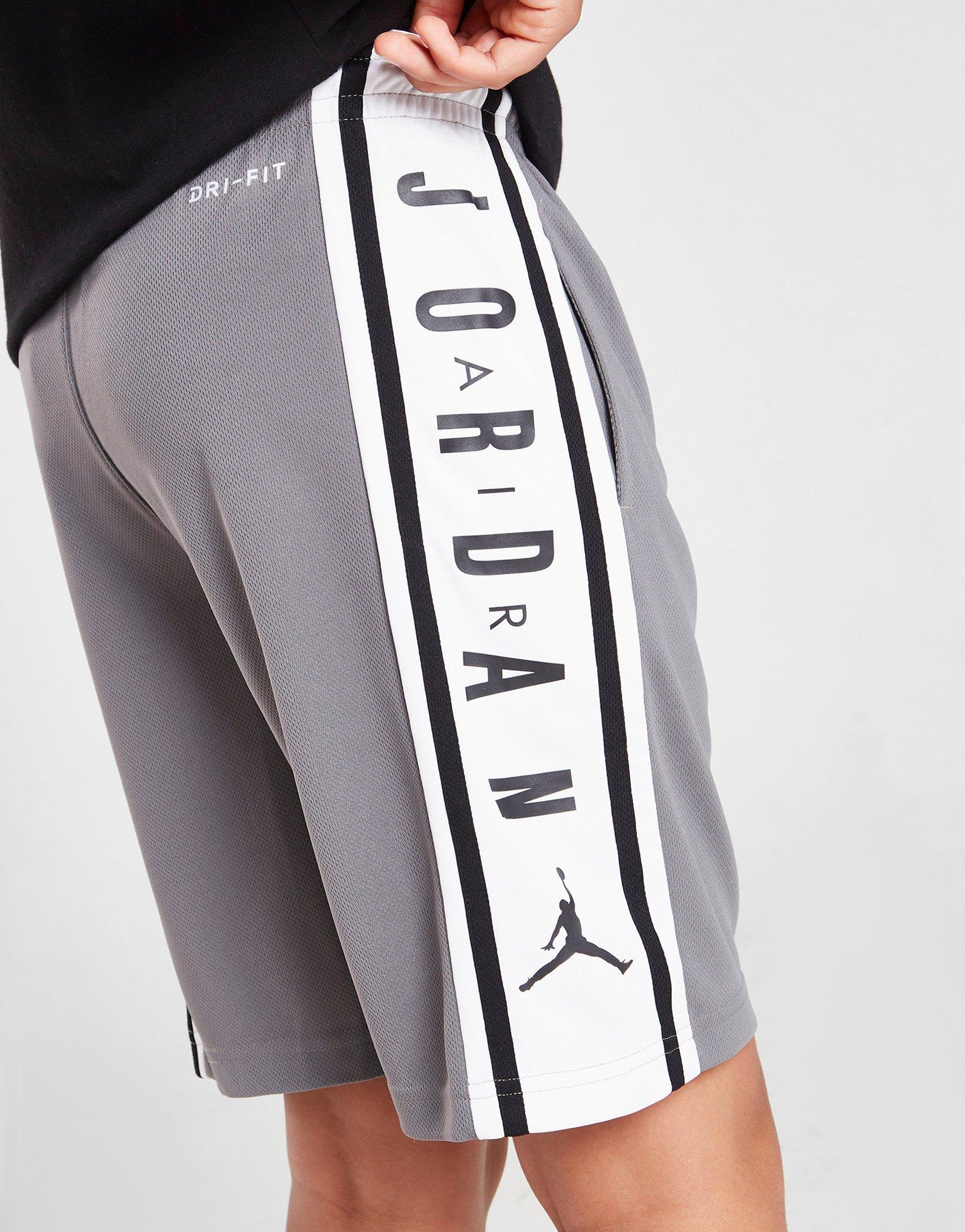 Jordan Short De Basket Junior Gris Suisse