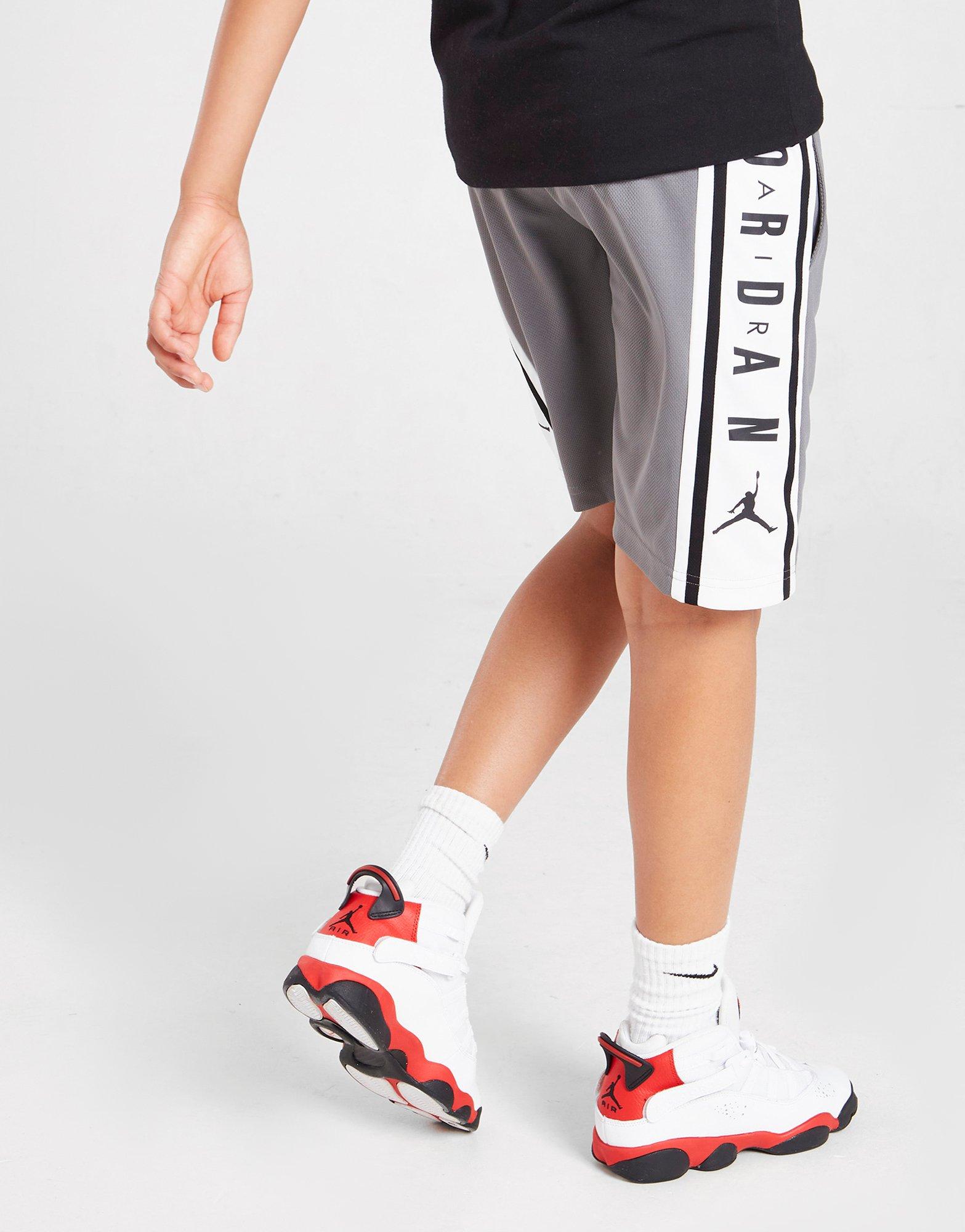 Jordan Short De Basket Junior Gris Suisse