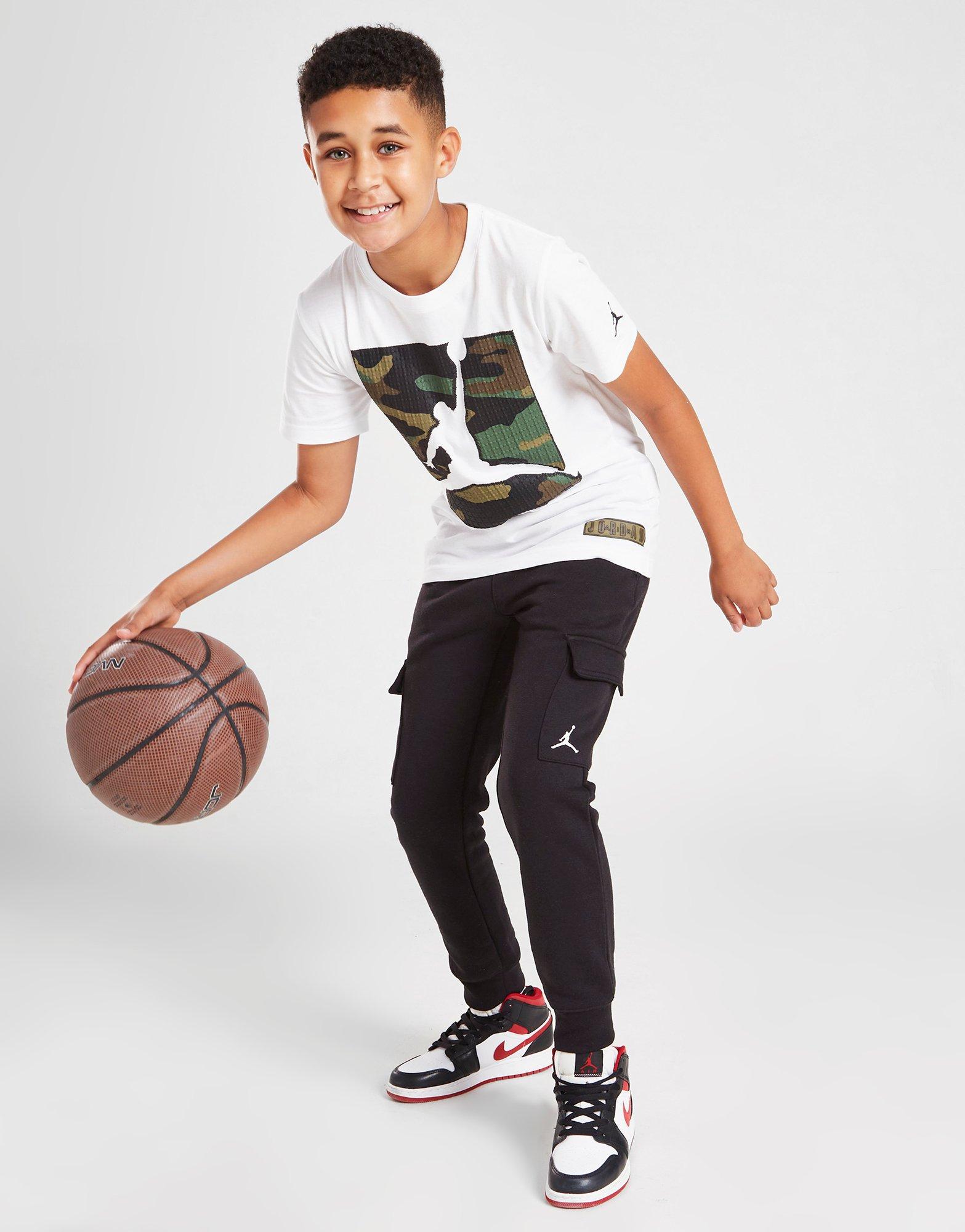 Jordan Camo Box T-shirt Junior Blanc Suisse