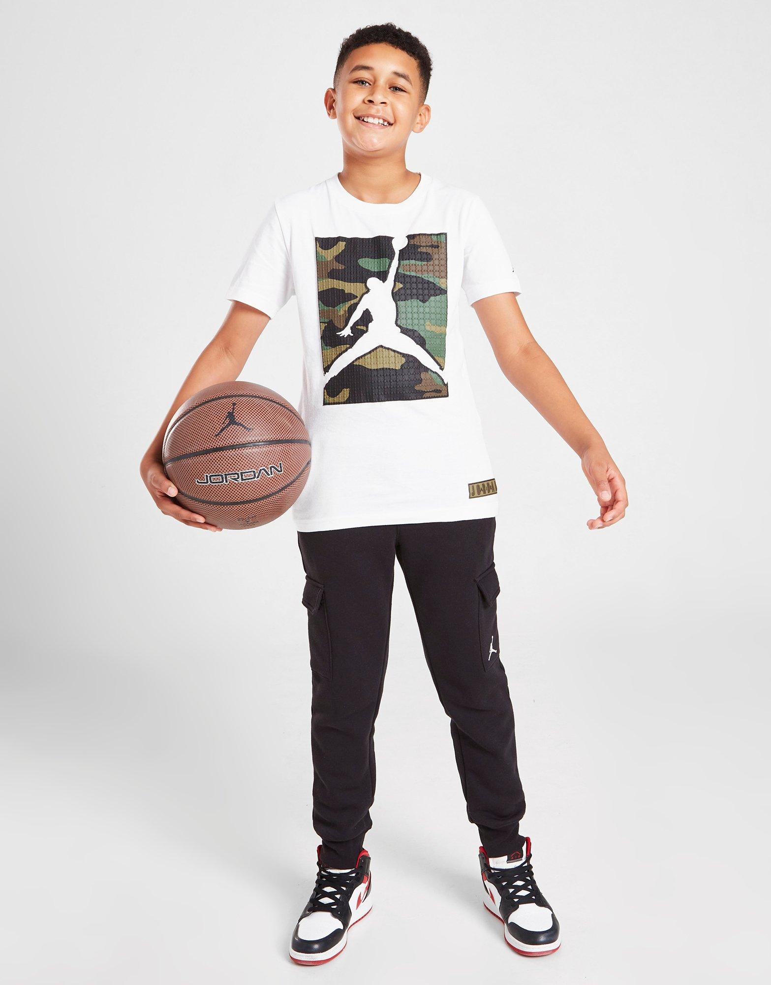 Jordan Camo Box T-shirt Junior Blanc Suisse