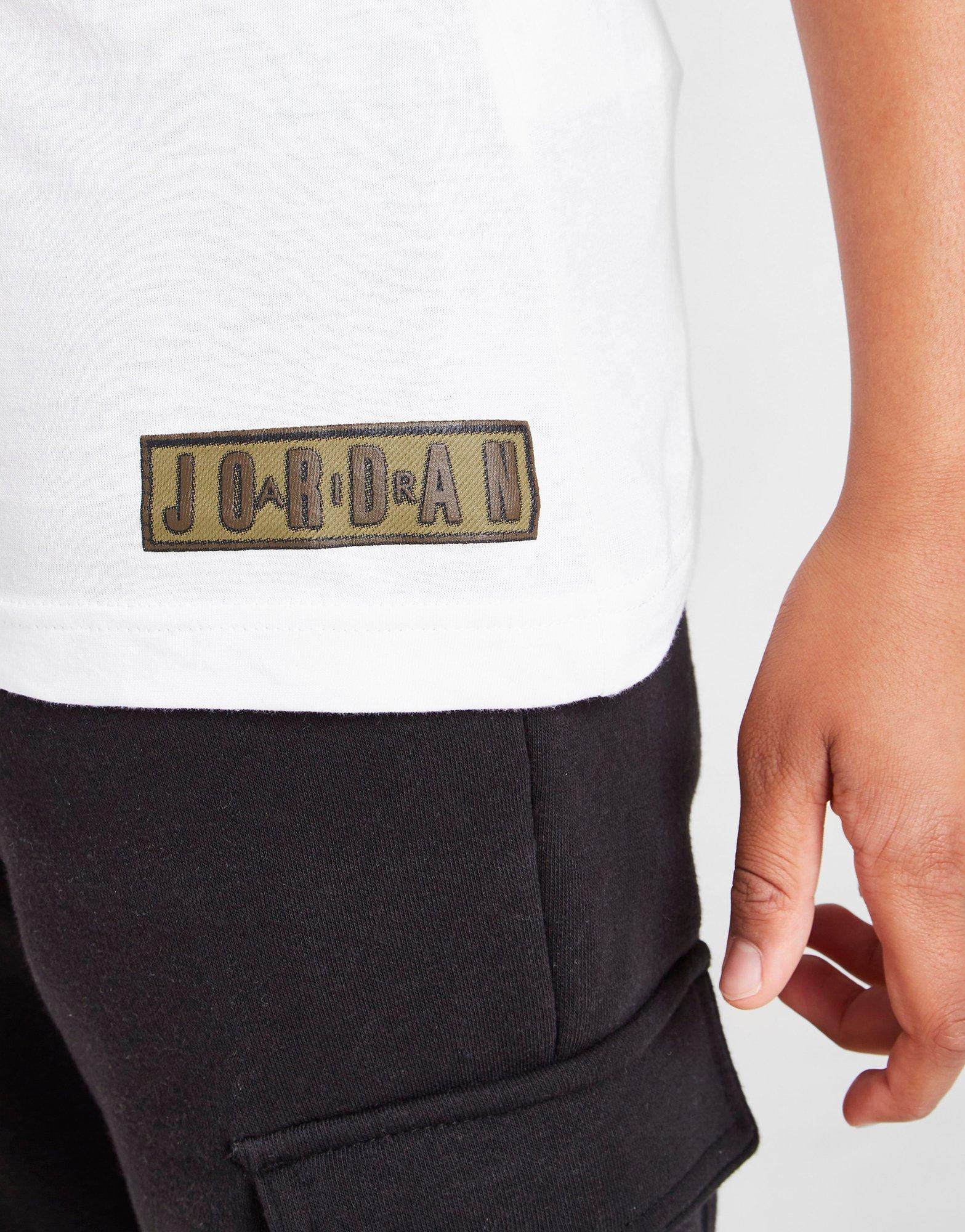 Jordan Camo Box T-shirt Junior Blanc Suisse