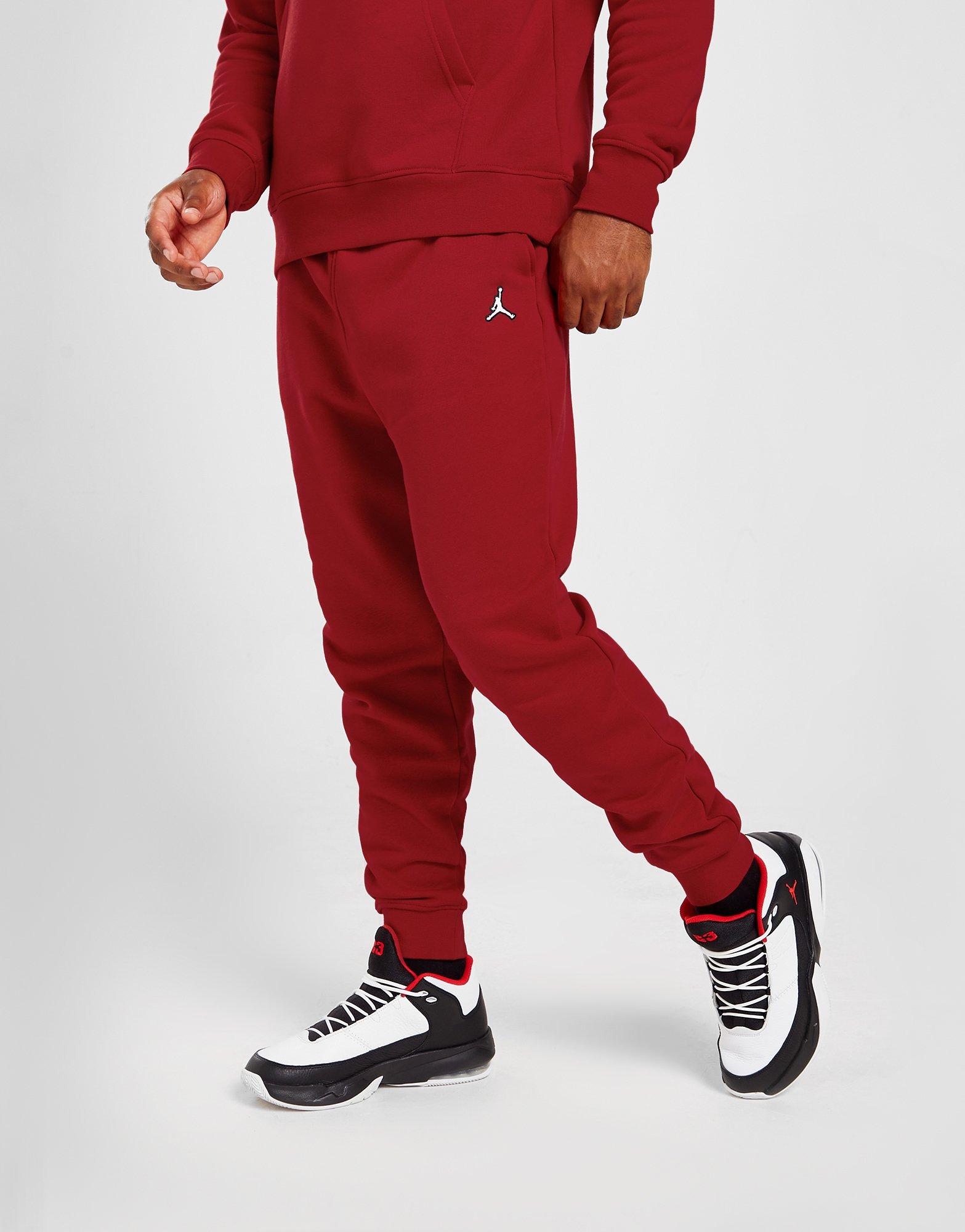 Jordan Pantalon De Jogging En Polaire Essentiel Rouge Suisse