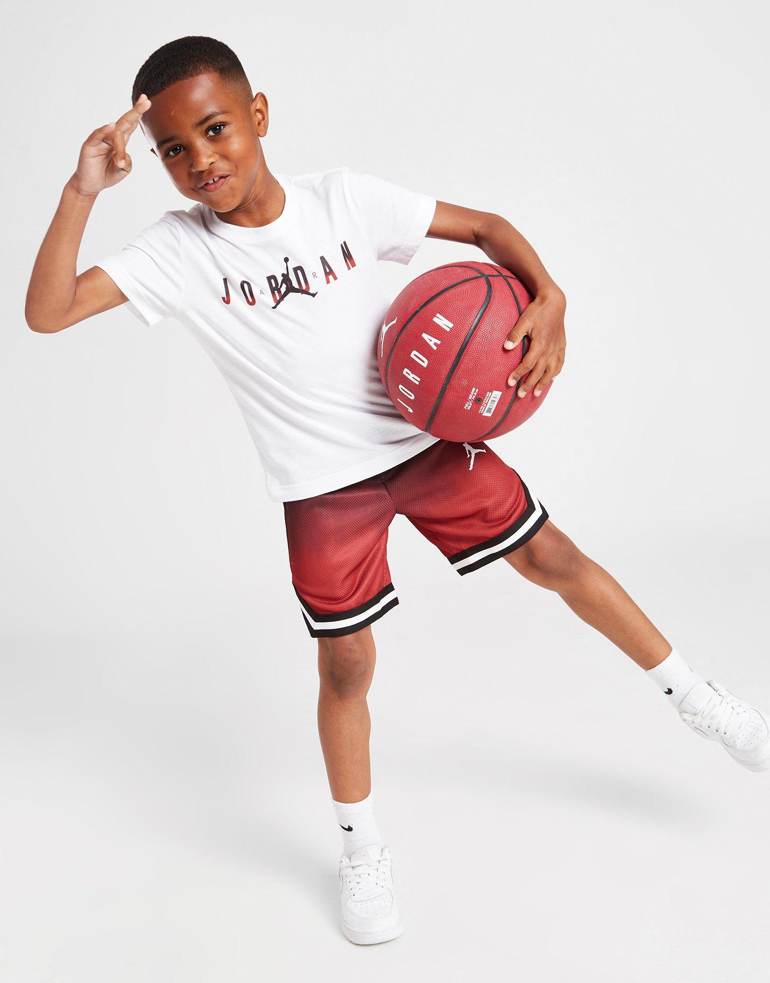Ensemble T-shirt/short Jordan Fade Mesh Enfant Blanc Suisse