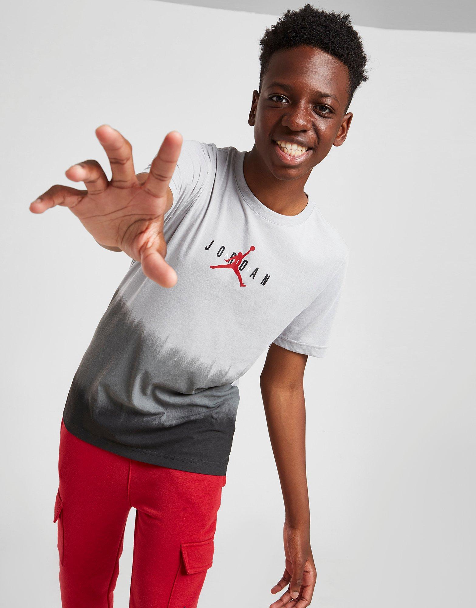 T-shirt Jordan Fade Junior Gris Suisse