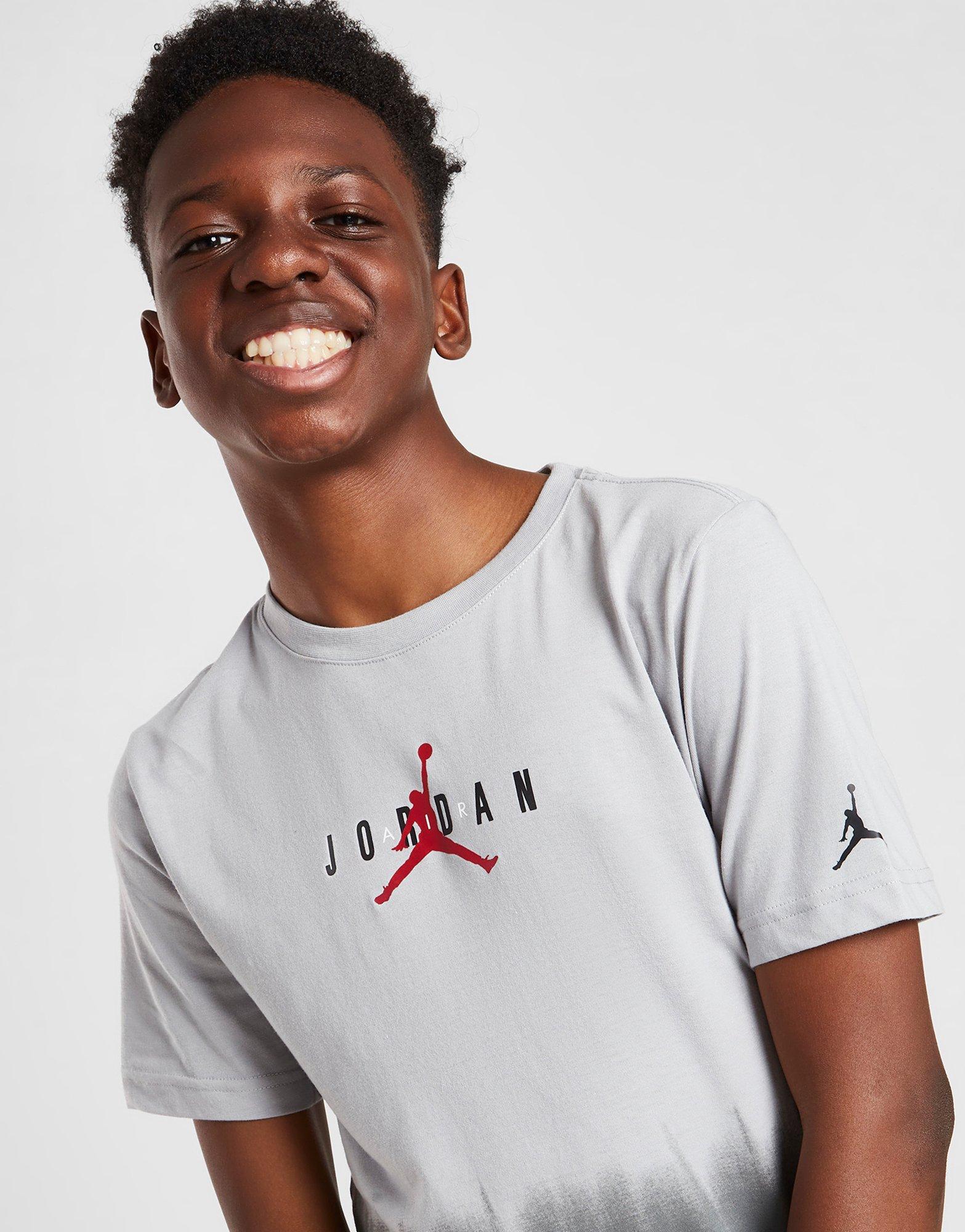 T-shirt Jordan Fade Junior Gris Suisse