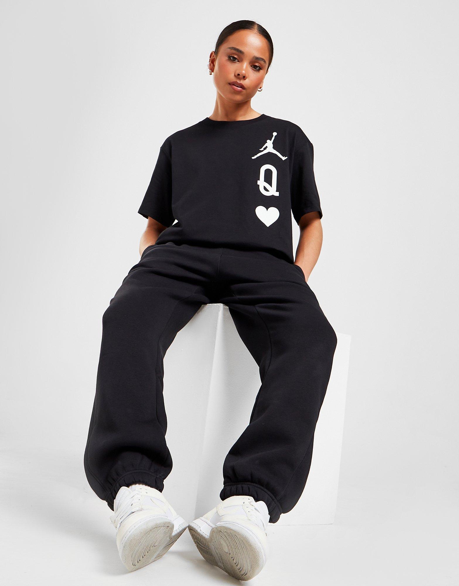 T-shirt Jordan Flight Queen Boyfriend Noir Suisse