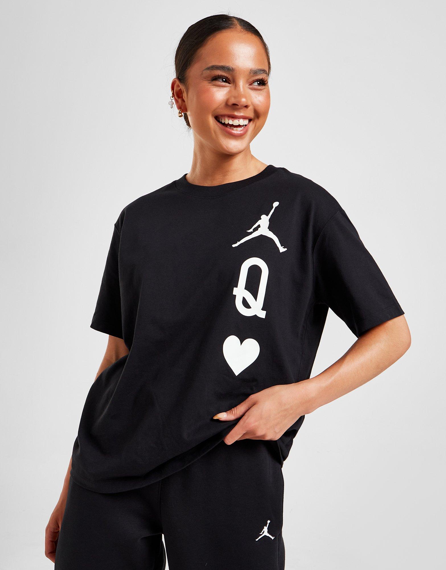 T-shirt Jordan Flight Queen Boyfriend Noir Suisse