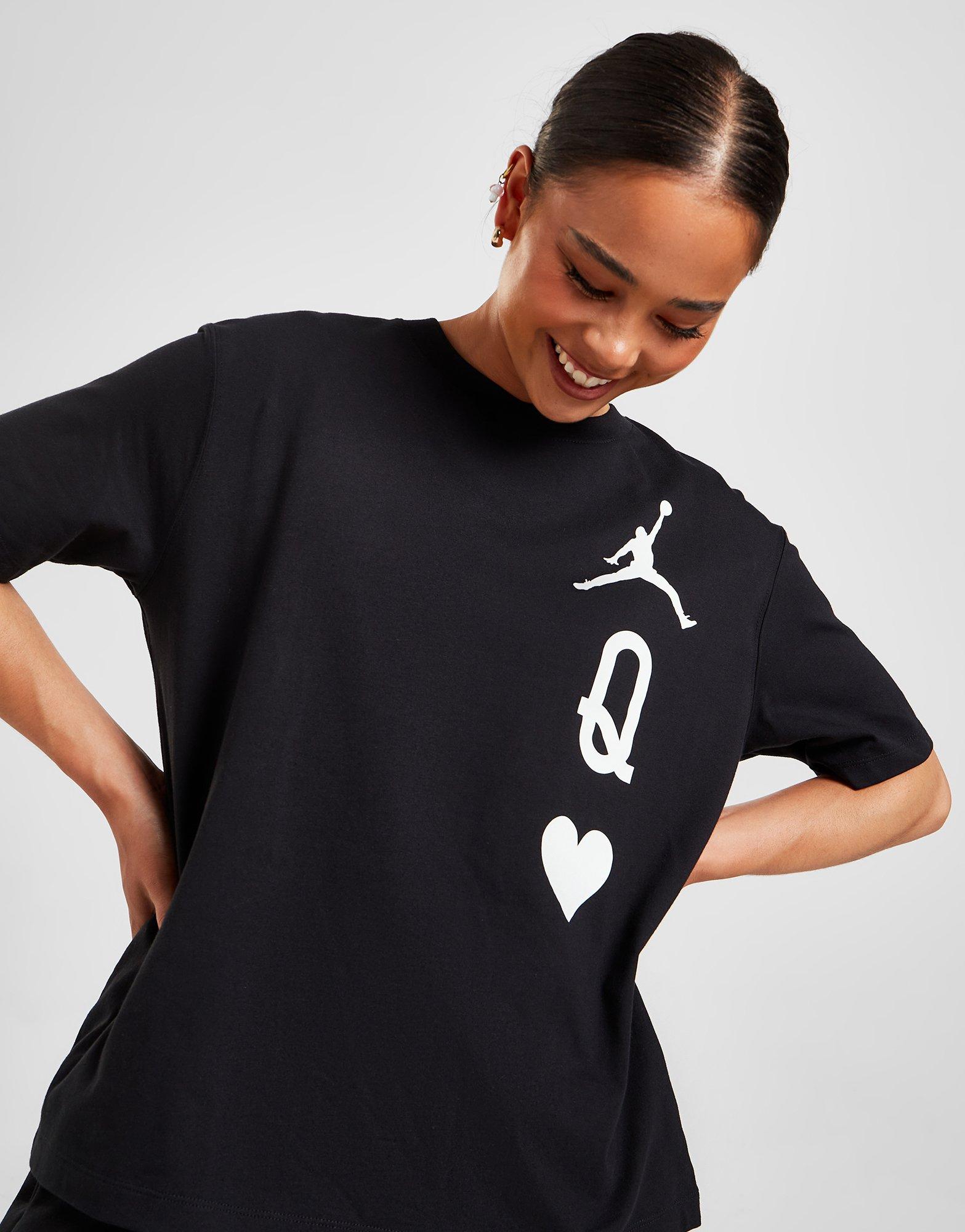 T-shirt Jordan Flight Queen Boyfriend Noir Suisse
