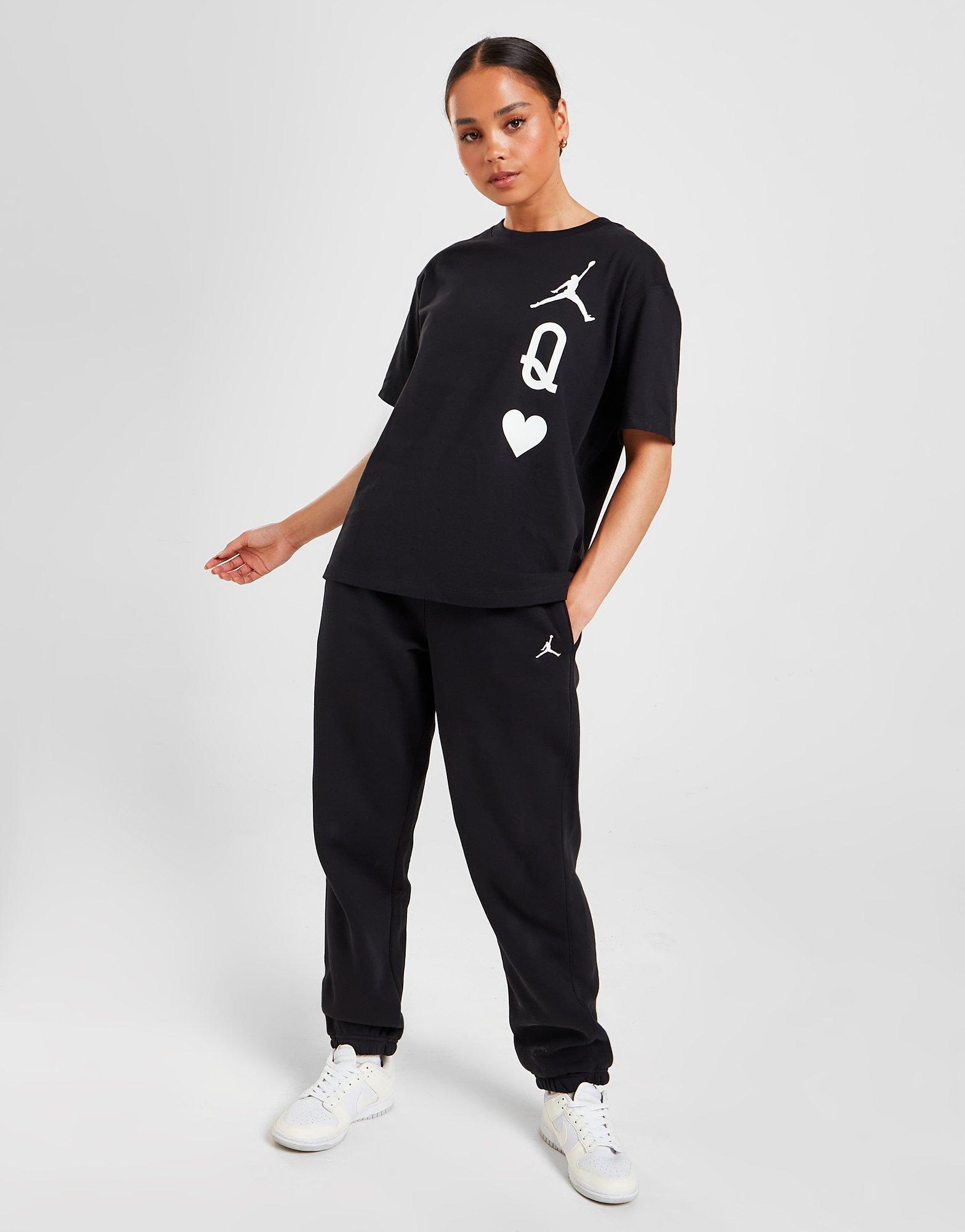 T-shirt Jordan Flight Queen Boyfriend Noir Suisse