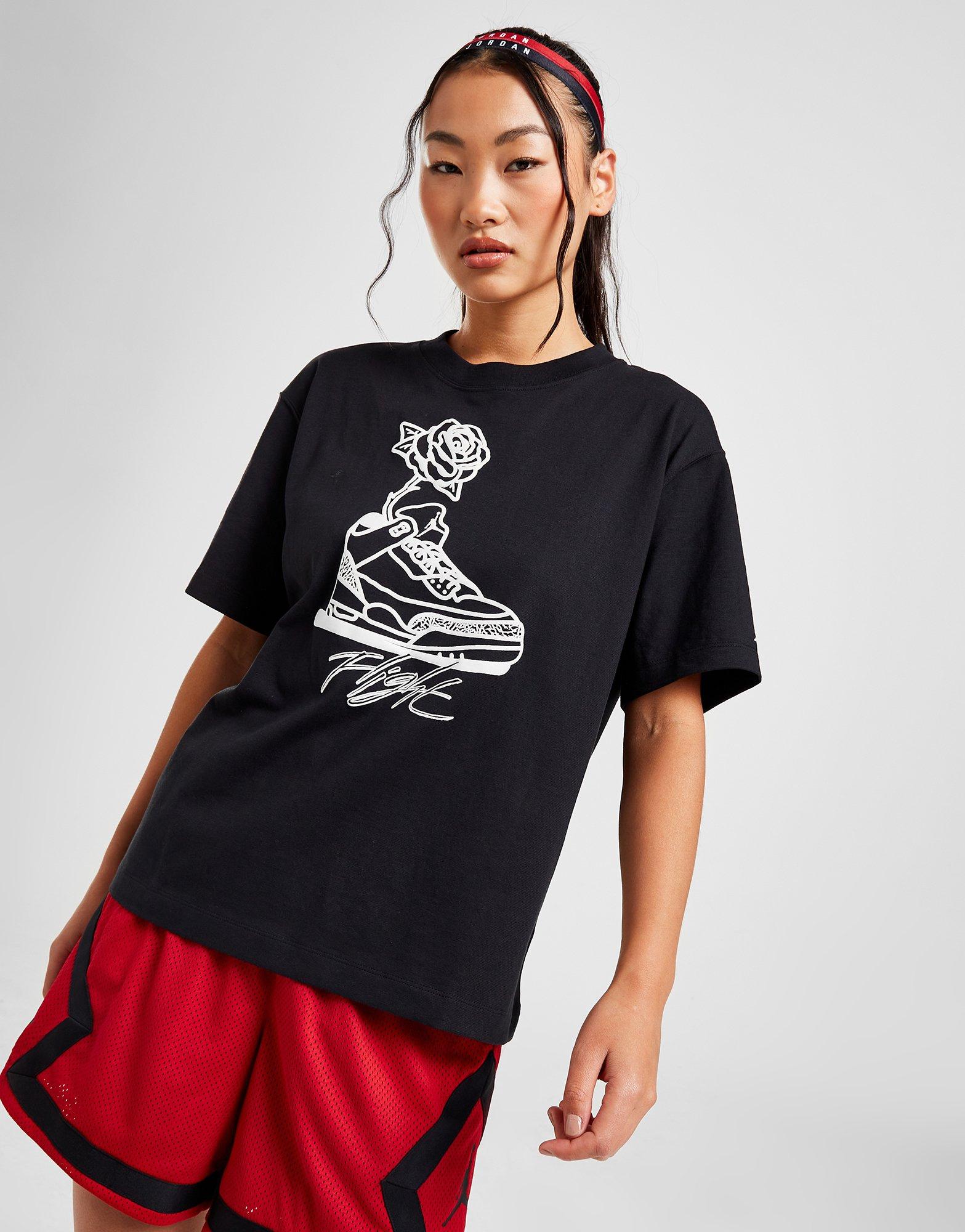 T-shirt Jordan Flight Rose Noir Suisse